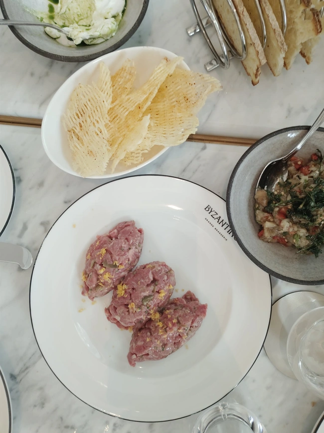 byzantino beef tartare 