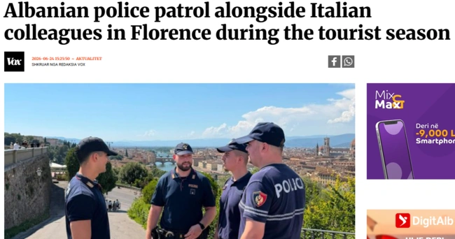 albanian police