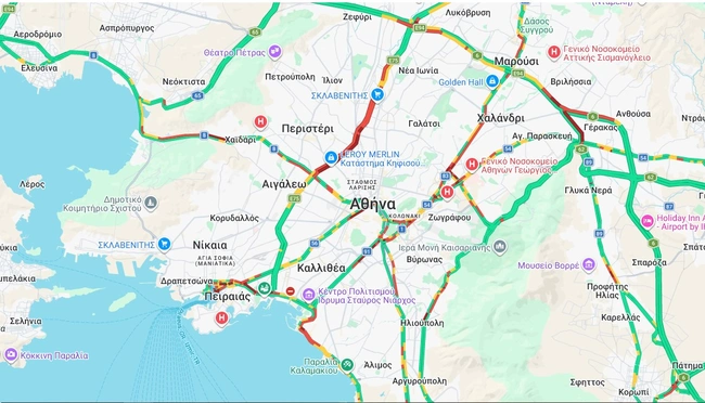 Κίνηση στους δρόμους (01/07 - 09:10)