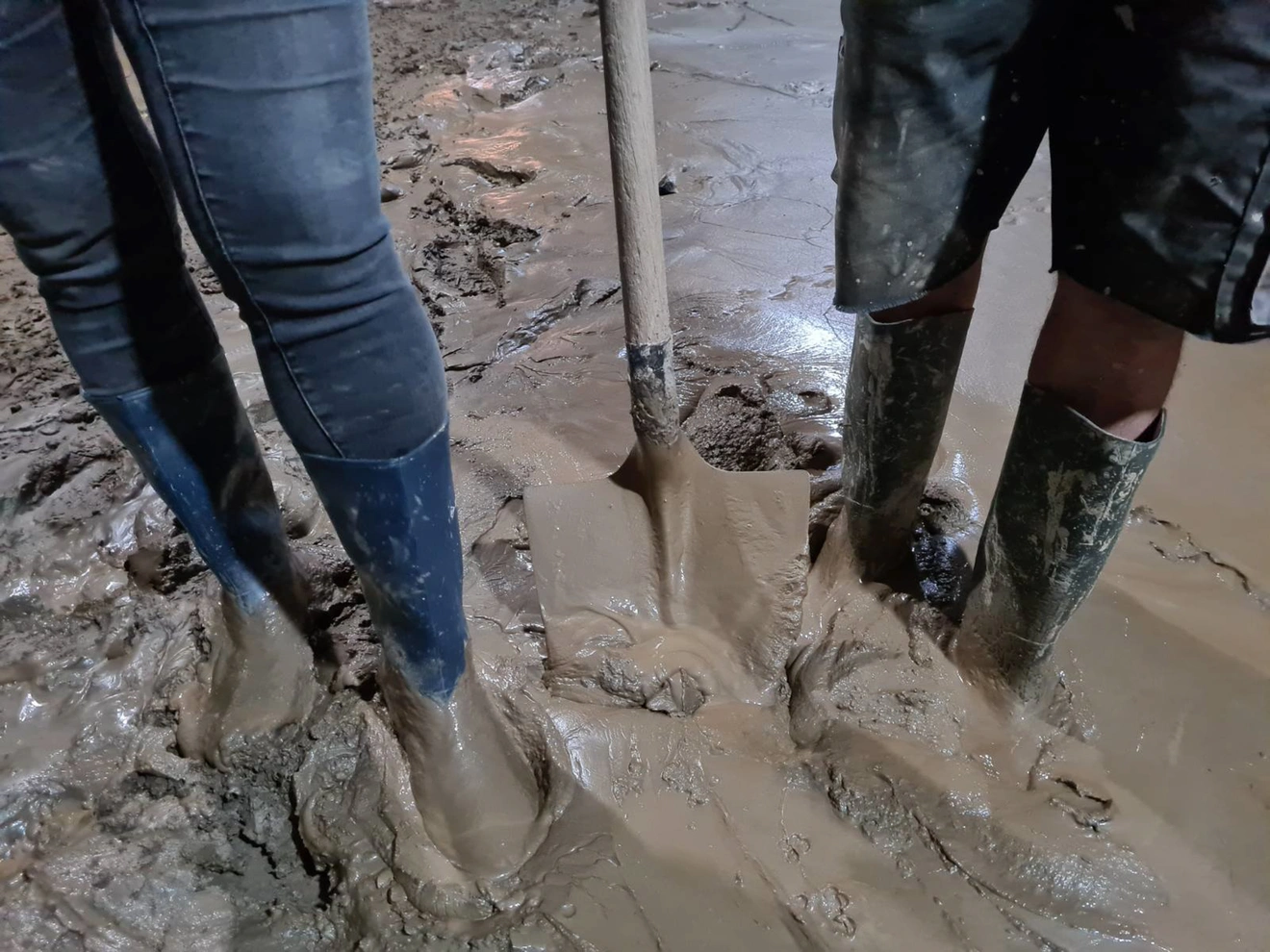 Φωτογραφία από τις πλημμύρες στον Βόλο