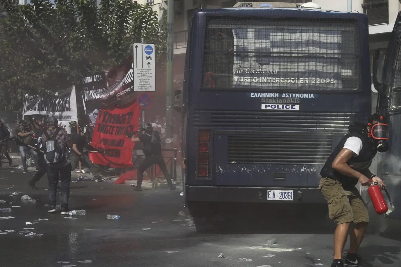 Επεισόδια αμέσως μετά την καταδικαστική απόφαση.