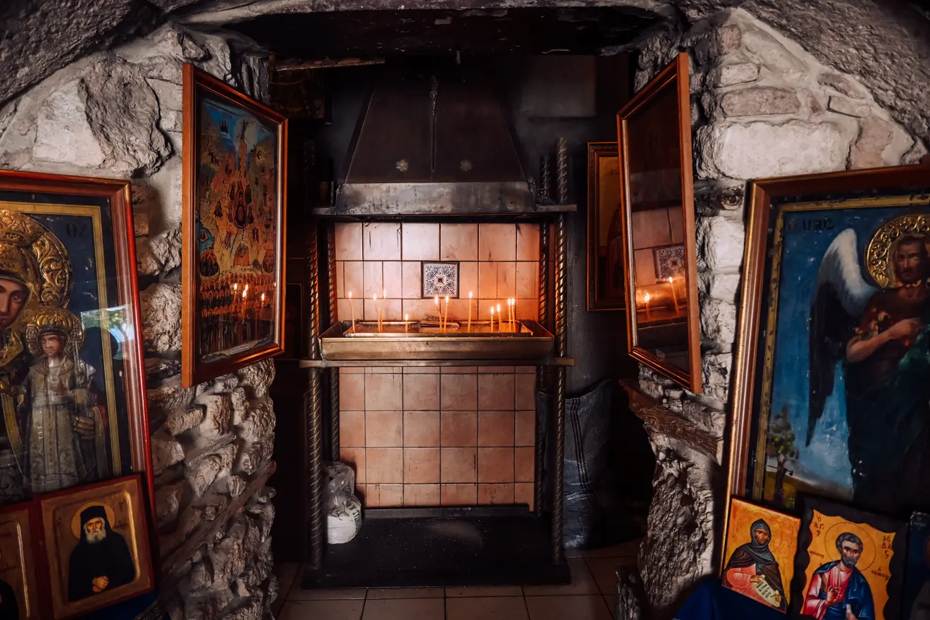 Όψη της εκκλησίας.