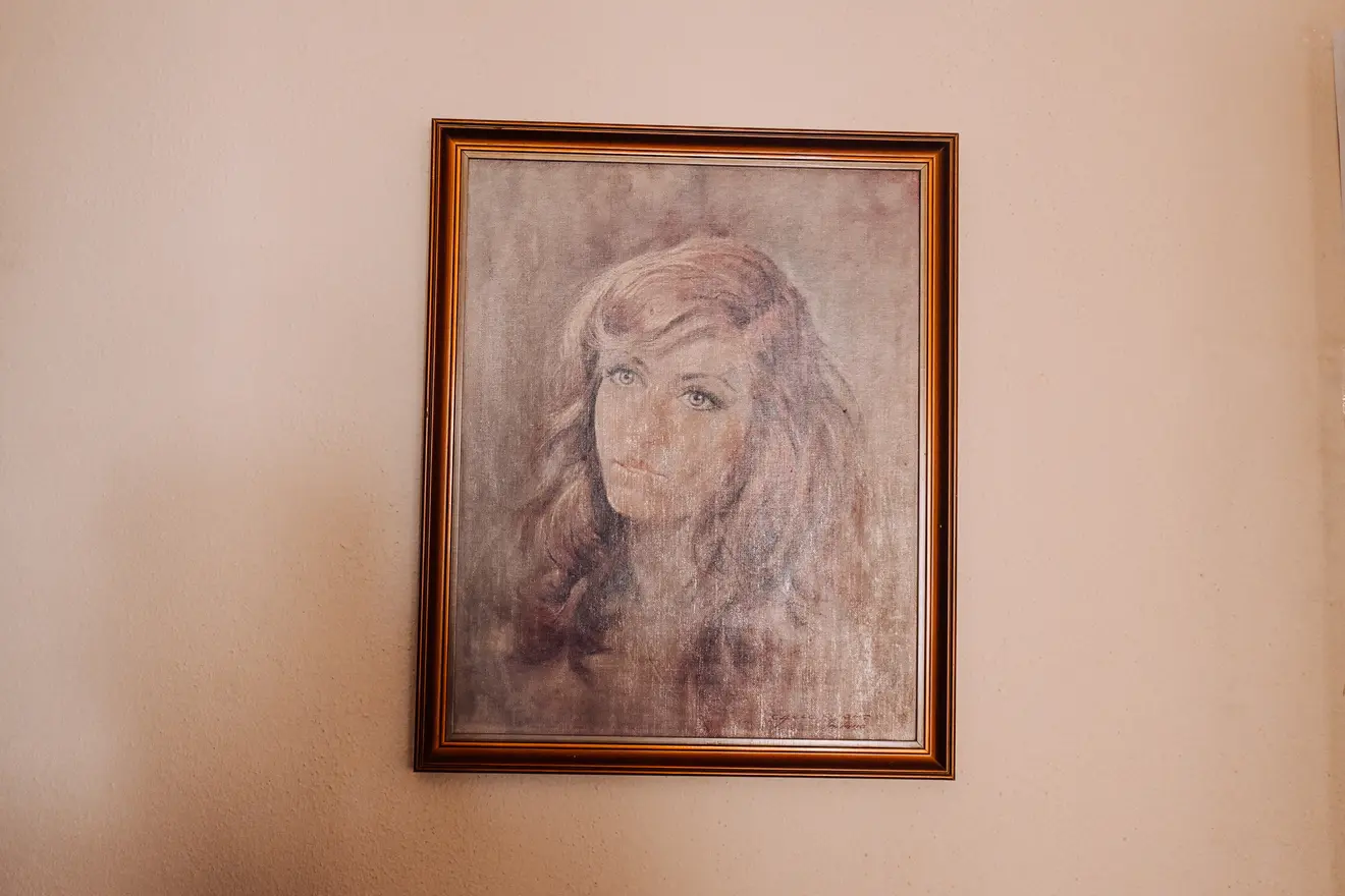 Κάδρο στο γραφείο. 