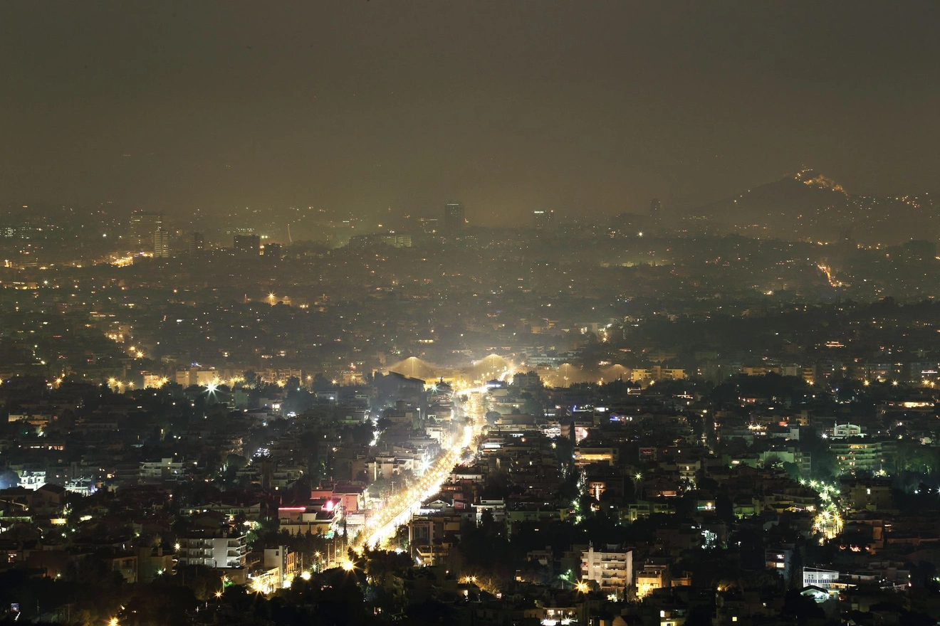 αιθαλομίχλη Αθήνα