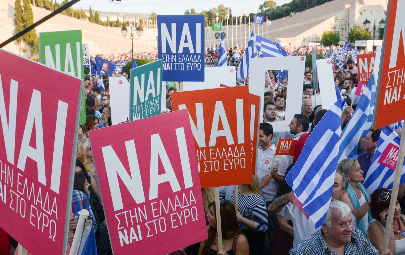 ΣΥΓΚΕΝΤΡΩΣΗ ΣΤΟ ΚΑΛΛΙΜΑΡΜΑΡΟ ΣΤΑΔΙΟ ΑΠΟ ΤΗΝ ΕΠΙΤΡΟΠΗ ΤΟΥ ΝΑΙ, "ΝΑΙ ΣΤΗΝ ΕΛΛΑΔΑ, ΝΑΙ ΣΤΟ ΕΥΡΩ"