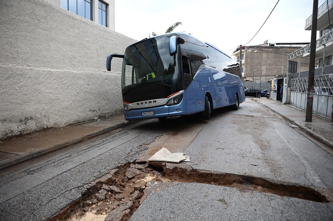 Καθίζηση στο Μοσχάτο