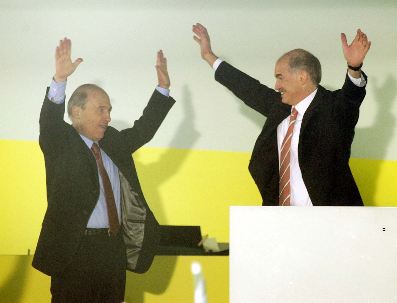 Κώστας Σημίτης και Γιώργος Παπανδρέου