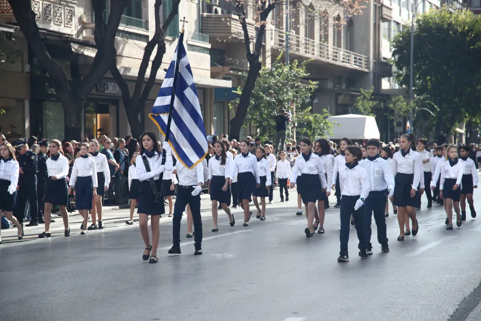 Μαθητική παρέλαση στη Θεσσαλονίκη