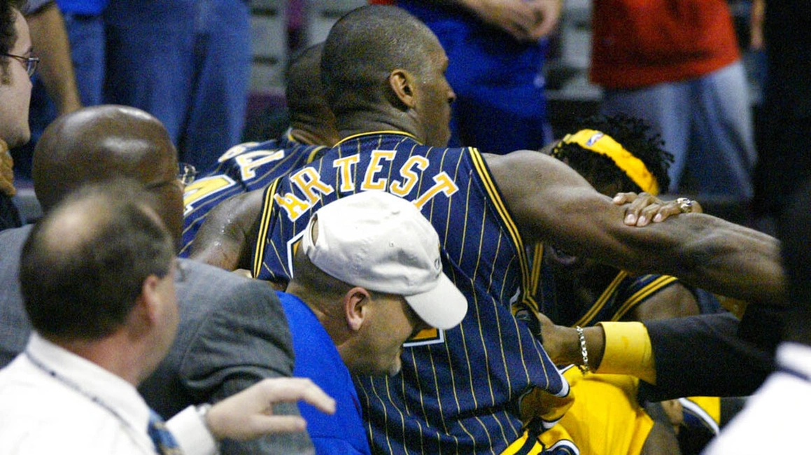 PACERS PISTONS BRAWL