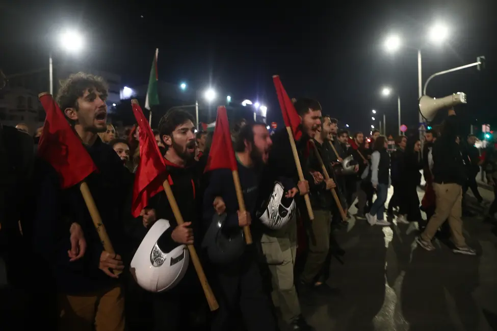 Η πορεία για το Πολυτεχνείο στη Θεσσαλονίκη