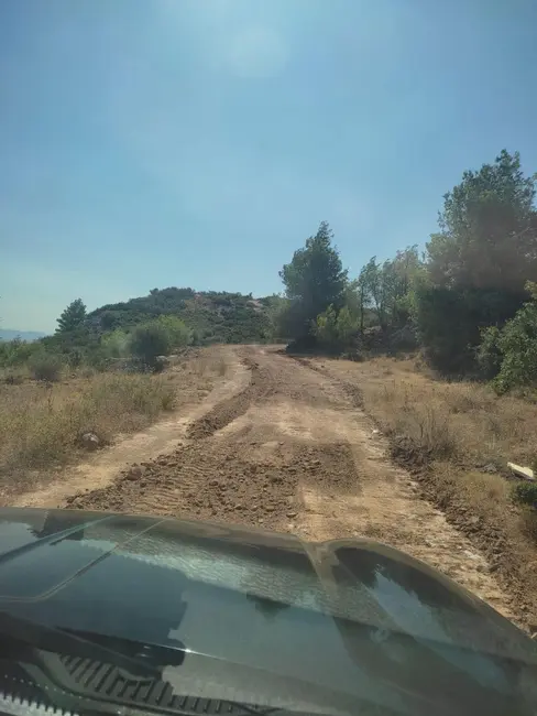 Διανοιξη αντιπυρικης ζωνης στον Μαραθωνα απο την Πολιτικη Προστασια