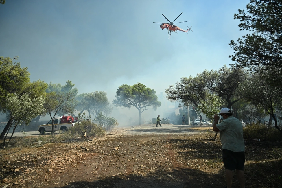 φωτια ελικοπτερο
