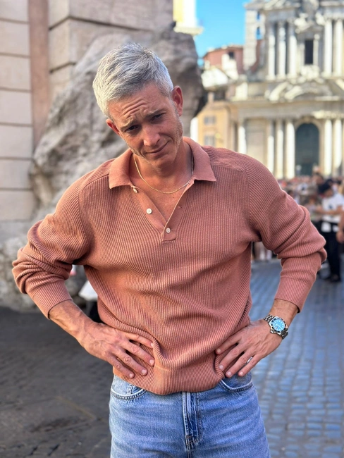 Ο Θεοχάρης Ιωαννίδης στη Ρώμη για τις ανάγκες των γυρισμάτων της σειράς Ταμπού