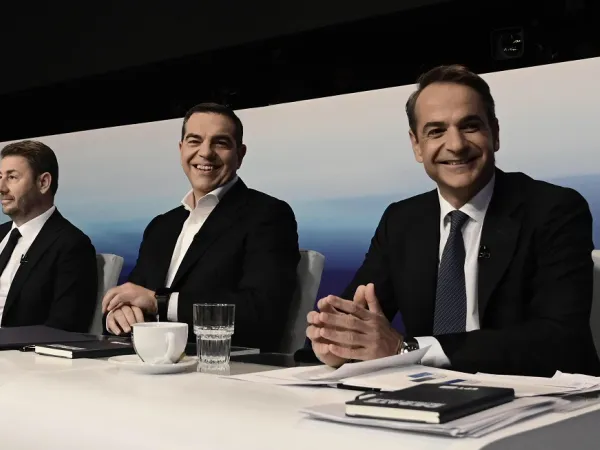 tsipras - mitsotakis - debate