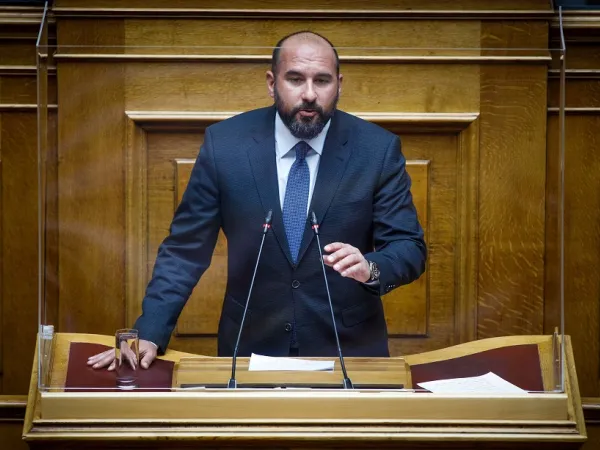 Ο Δημήτρης Τζανακόπουλος στη Βουλή