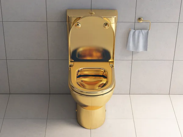 Χρυσή τουαλέτα
