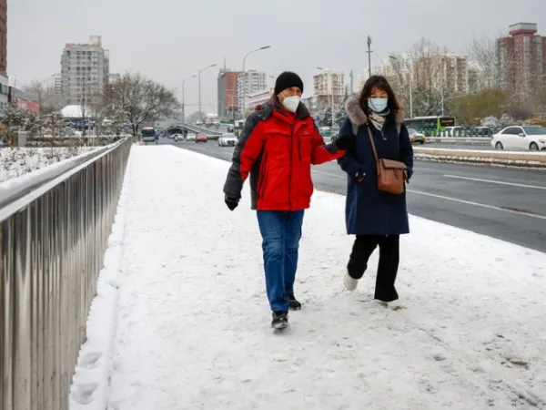 Χιονόπτωση στην Κίνα