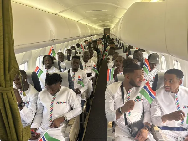 Πτήση εθνικής ομάδας Γκάμπια