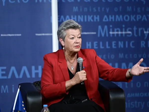Η Ευρωπαϊκή Επίτροπος Μετανάστευσης, Ίλβα Γιόχανσον