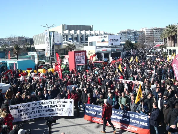 Συλλαλητήριο αγροτών στη Θεσσαλονίκη