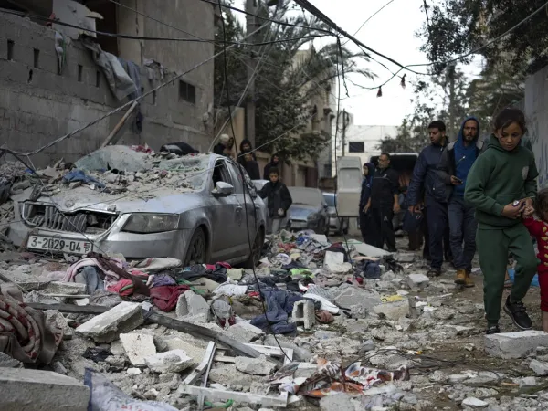 Η καταστροφή μετά τον βομβαρδισμό της Ραφά από το Ισραήλ 