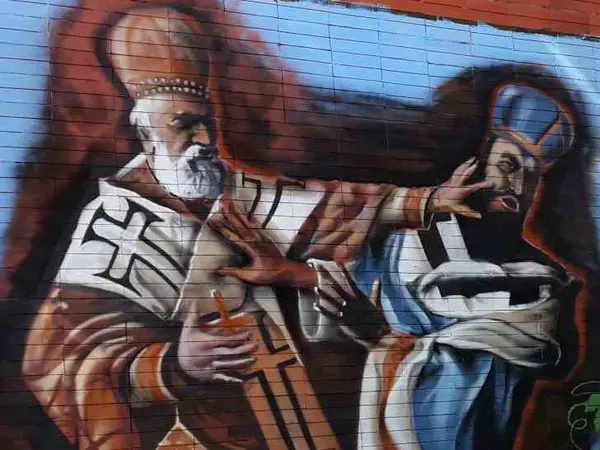 Belgrade_grafiti_-_First_Council_of_Nicaea