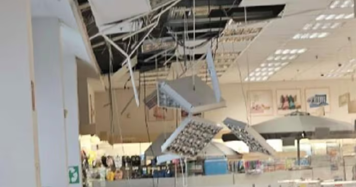 Ημαθία: Έπεσε τμήμα οροφής σε σούπερ μάρκετ, τραυματίστηκε πελάτης - Σοβαρές καταγγελίες από το προσωπικό