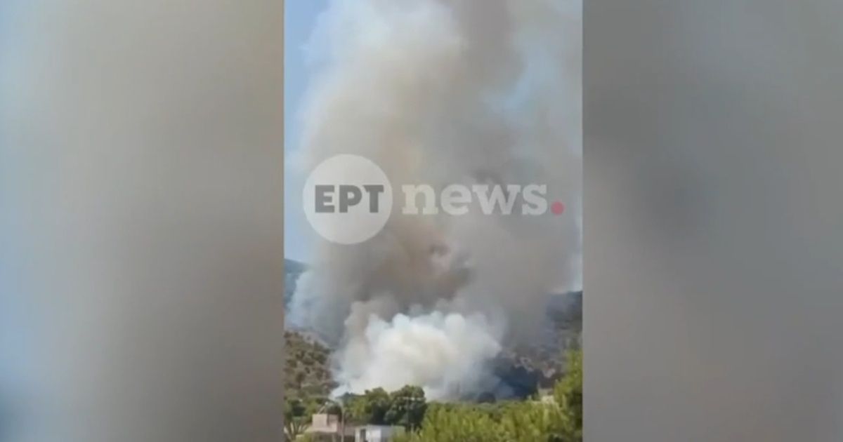 Φωτιά στη Σαλαμίνα: Βελτιωμένη εικόνα στο μέτωπο - Οριοθετήθηκε η πυρκαγιά