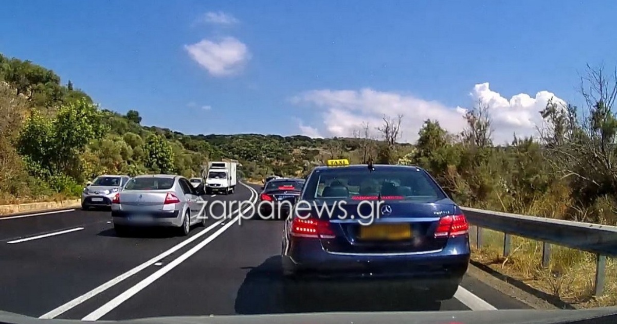 Σοκαριστικό βίντεο από τον ΒΟΑΚ: Μπήκε στο αντίθετο ρεύμα για να κάνει προσπέραση - Στο τσακ γλίτωσαν οι «απέναντι»