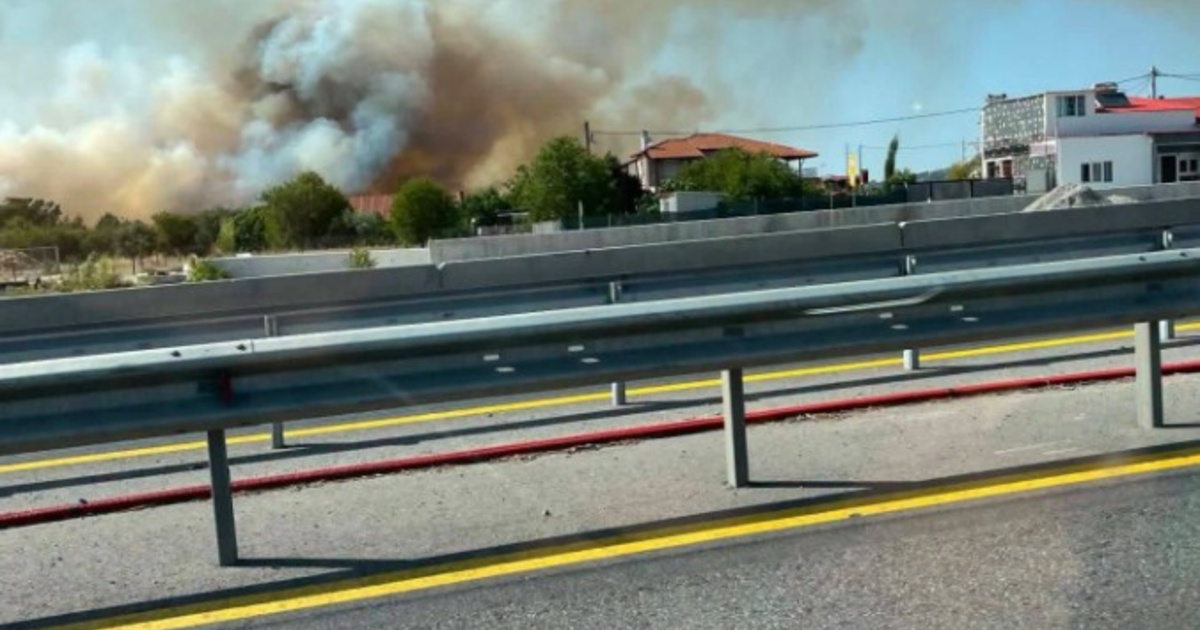 Φωτιά τώρα στην Πυλαία Θεσσαλονίκης - Εστάλη μήνυμα του 112