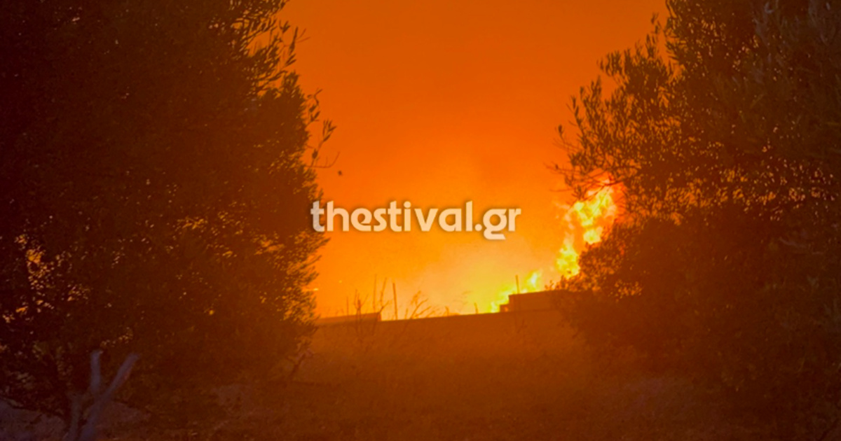 Φωτιά στη Θεσσαλονίκη: Εκκενώνεται προληπτικά ίδρυμα χρόνιων παθήσεων - Κλείνουν δρόμοι