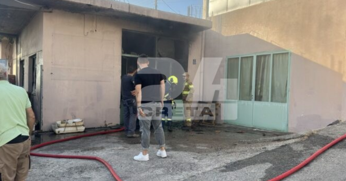 Έκρηξη σε εργαστήριο στα Χανιά: Αναφορές για έναν σοβαρά τραυματία