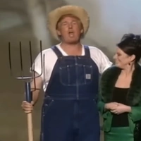 Ο Ντόναλντ Τραμπ αγρότης στα βραβεία Emmy το 2005