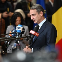 Ο Κυριάκος Μητσοτάκης στις Βρυξέλλες