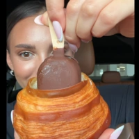 Παγωτό και κρουασάν TIKTOK