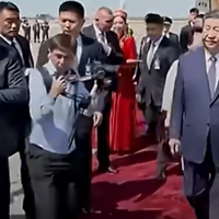 Η έλευση του Σι Τζινπίνγκ στο Κιργιστάν