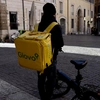 Διανομέας της Glovo στην Ιταλία