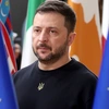 Ο Πρόεδρος της Ουκρανίας Βολοντίμιρ Ζελένσκι στη σύνοδο κορυφής του Ευρωπαϊκού Συμβουλίου στις Βρυξέλλες