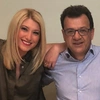Η Σία Κοσιώνη σε φωτογραφία με τον Βασίλη Παπαδρόσο