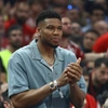 Ο Γιάννης Αντετοκούνμπο στον τελικό του Final Four στην Αθήνα
