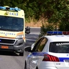 ΕΚΑΒ και περιπολικό