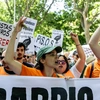 Η διαδήλωση για τη στεγαστική κρίση στη Μαδρίτη