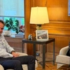 Συνάντηση Κυριάκου Μητσοτάκη με τον CEO της Euroleague πριν από το Final 4 της Αθήνας