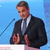 Ο Κυριάκος Μητσοτάκης στα εγκαίνια της Coca Cola