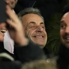 Ο Νικολά Σαρκοζί σε αγώνα του Champions League