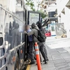 Η μεταγωγή των συλληφθέντων για τη ληστεία στην Κάτω Τιθορέα