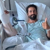 Ο Ντάνιελ Κράγκο, μετά την επίθεση αρκούδας