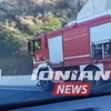Φωτιά σε εν κινήσει ασθενοφόρο στην Πάτρα