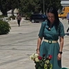 Η Νάντια Γιαννακοπούλου στο πολιτικό μνημόσυνο για τον Ανδρέα Παπανδρέου