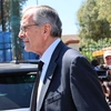 Ο Αντώνης Σαμαράς στην Ευελπίδων για τη δίκη για τον Σήφη Βαλυράκη